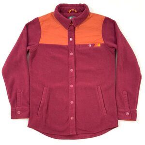 Yo Colorado Womens Nomad Fleece Jacket Size Medium Snap Shacket Outdoor Hike